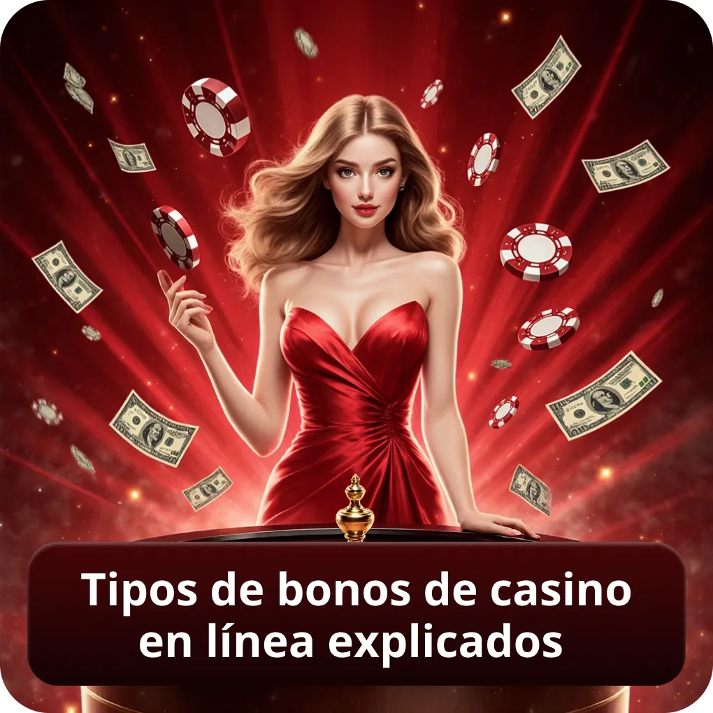 Tipos de bonos de casino en línea explicados
